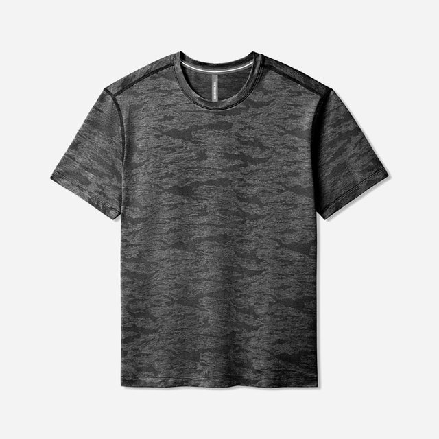 CamoKnit Shirt - Black/Short Sleeve