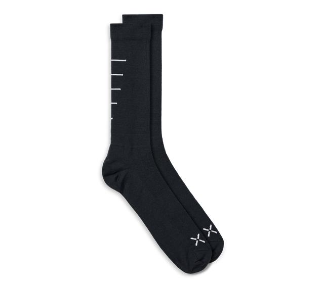 Merino Tech Crew Sock - Black