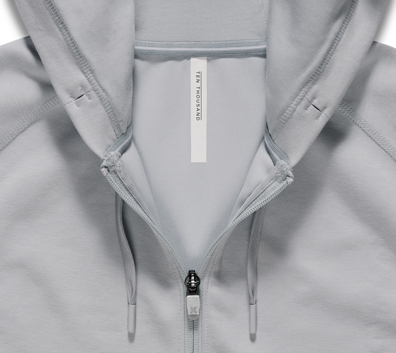 Men's Performance Zip-Up Hoodie: Midweight Tech Hoodie – Ten