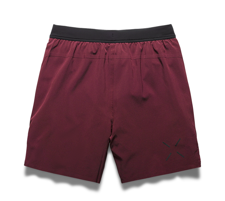 Interval Short (Liner) - Maroon/9-inch