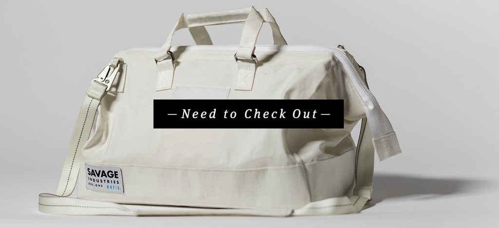 MYTHBUSTER ADAM SAVAGE HAS MADE A BAG, AND IT'S BEAUTIFUL